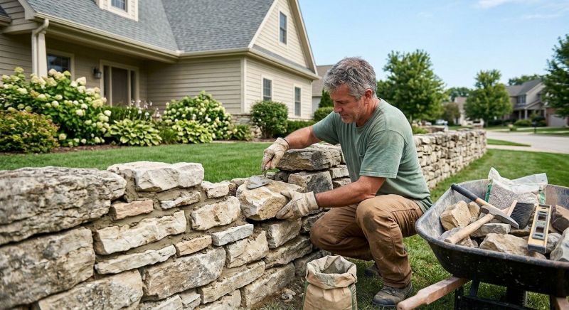 Brick Fence Repair in Lafayette, IN