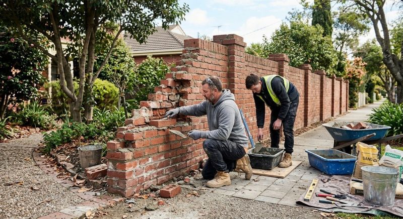 Brick Fence Repair in Lafayette, IN