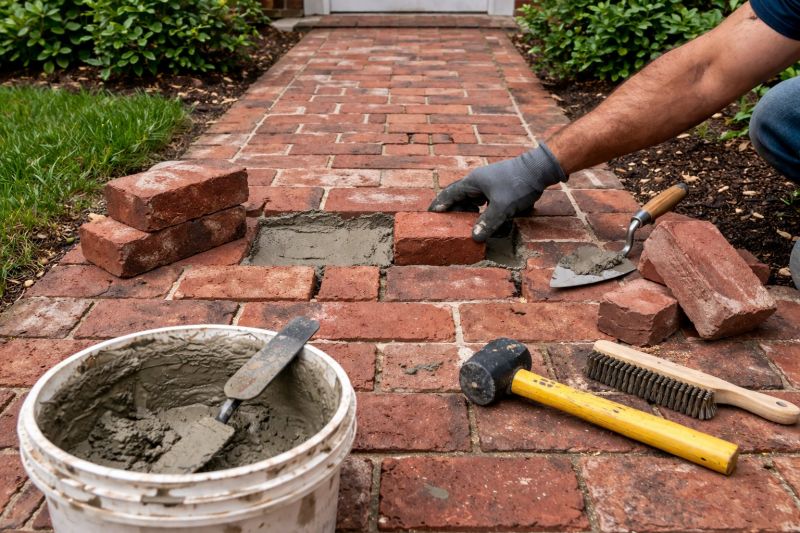 Brick Pathway Repair in Lafayette, IN