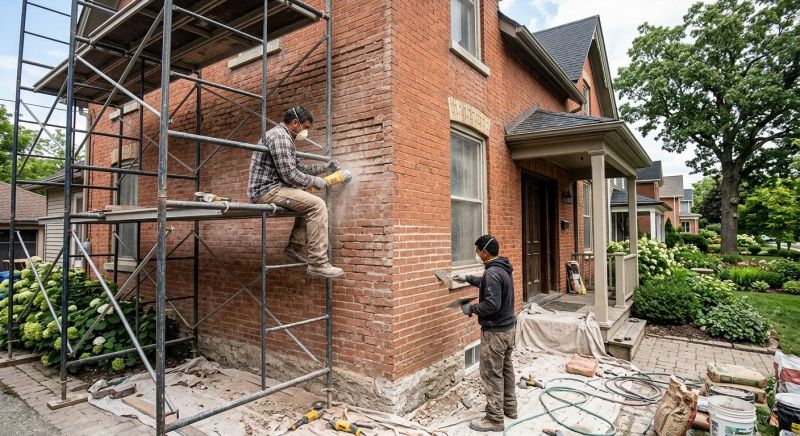 Brick Restoration in Otterbein, IN