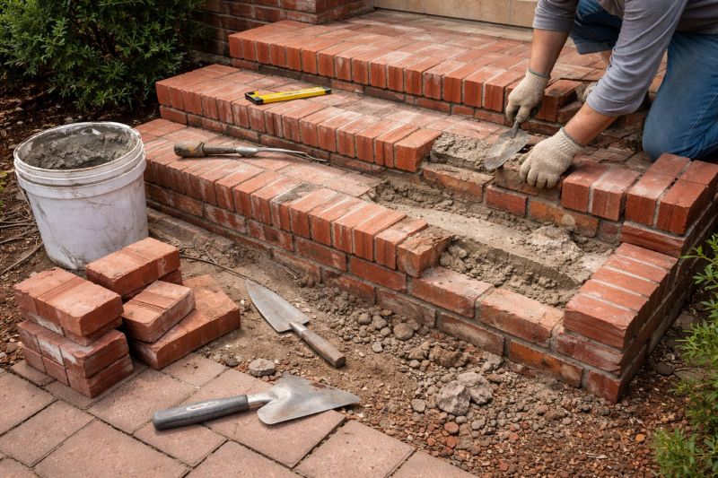 Brick Stairs Repair in Crawfordsville, IN