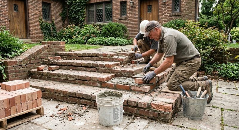 Brick Stairs Repair in Lafayette, IN