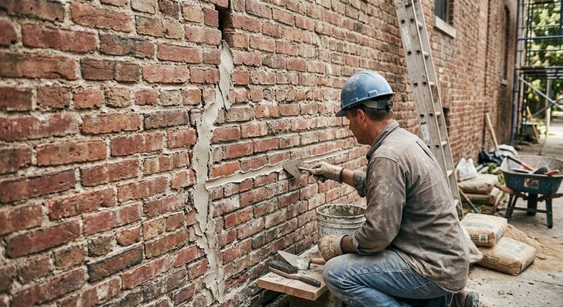 Brick Wall Repair in Darlington, IN