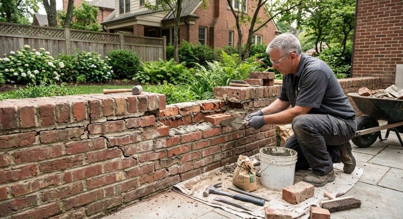 Brick Wall Repair in Delphi, IN
