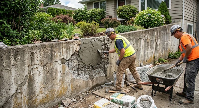 Retaining Wall Repair in Carroll County, IN