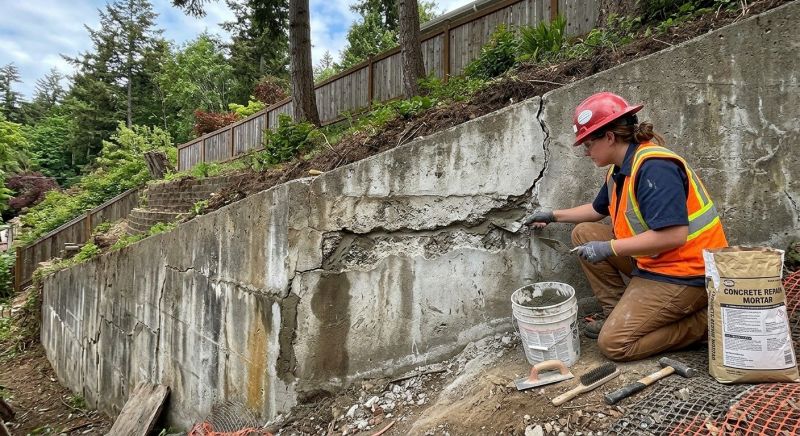 Retaining Wall Repair in Carroll County, IN