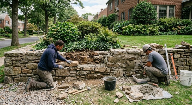 Retaining Wall Repair in Thorntown, IN