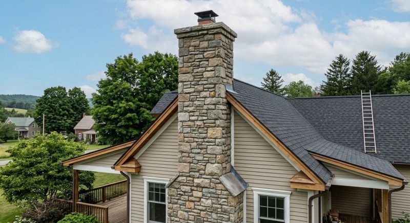 Stone Chimney Installation in Lafayette, IN