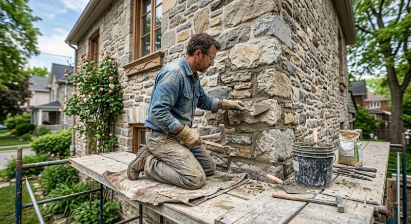 Stone Masonry Repair in Frankfort, IN