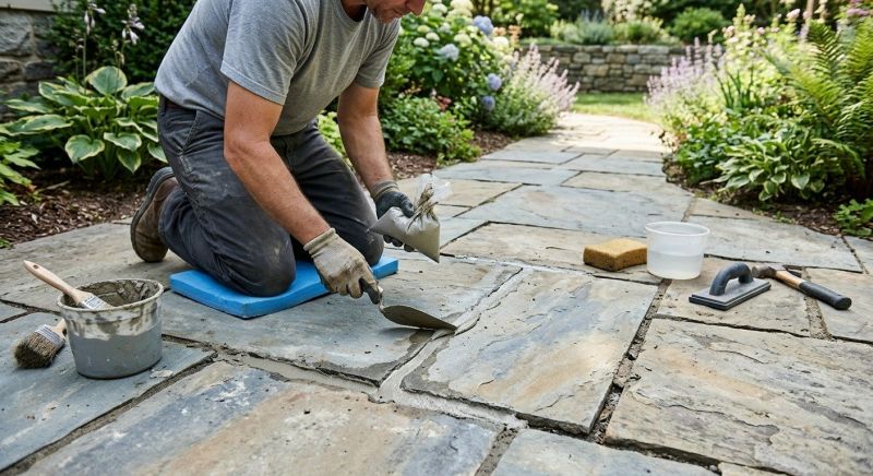 Stone Walkway Repair in Lafayette, IN